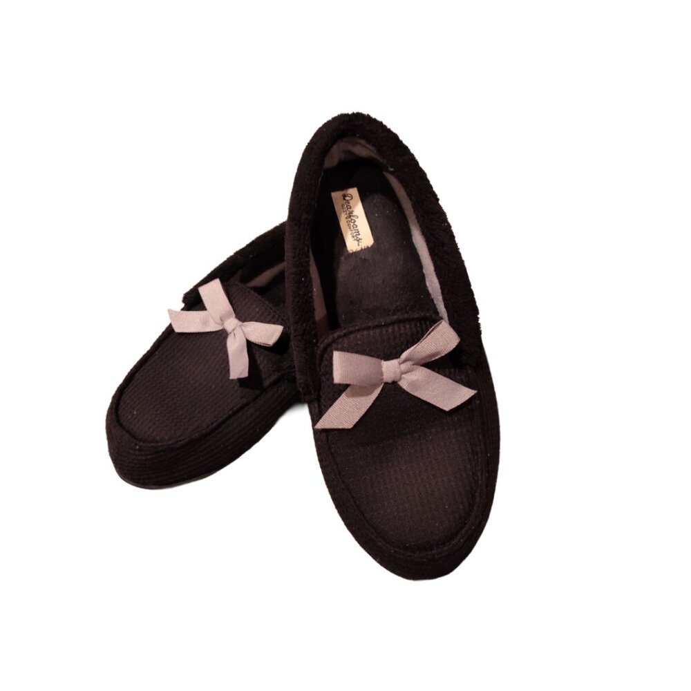 Black Dear Foam Slippers Size US 9-10